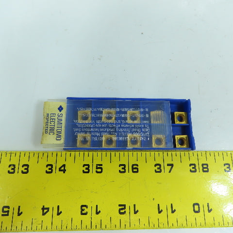 Sumitomo SCMT32.52EMU Square Turning Carbide Inserts 3/8" IC Lot Of 10