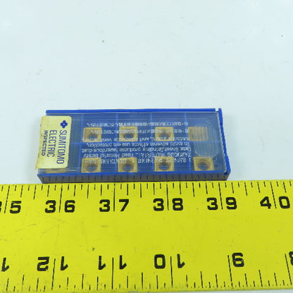 Sumitomo SCMT32.52EMU Square Turning Carbide Inserts 3/8" IC Lot Of 10