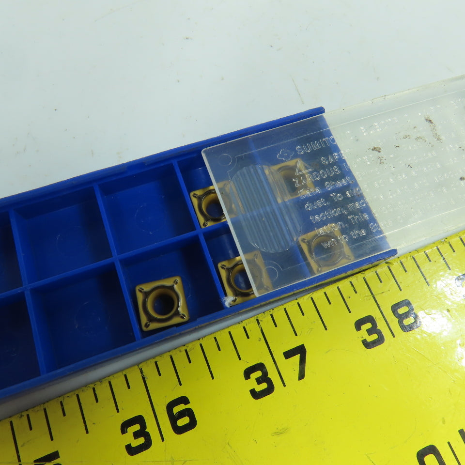 Sumitomo SCMT32.52ESU Square Turning Carbide Inserts 3/8" IC Lot Of 5