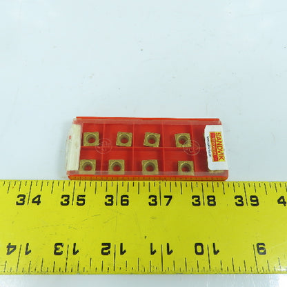 Sandvik SCMT 09 T3 08-PF Square Turning Carbide Inserts 4015 3/8" IC Lot Of 10