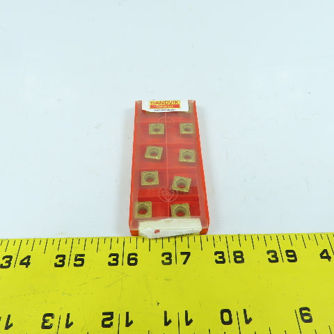 Sandvik SCMT 09 T3 08-PF Square Turning Carbide Inserts 4015 3/8" IC Lot Of 10