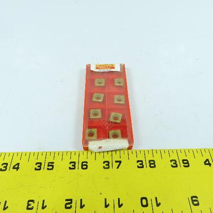 Sandvik SCMT 09 T3 08-PF Square Turning Carbide Inserts 4015 3/8" IC Lot Of 10