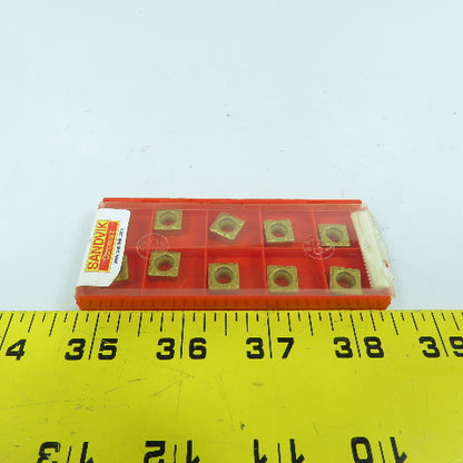 Sandvik SCMT 09 T3 08-PF Square Turning Carbide Inserts 4015 3/8" IC Lot Of 10