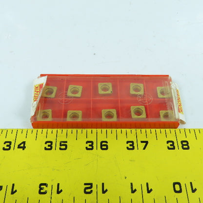 Sandvik SCMT 09 T3 12-PR Square Turning Carbide Inserts 4025 3/8" IC Lot Of 10