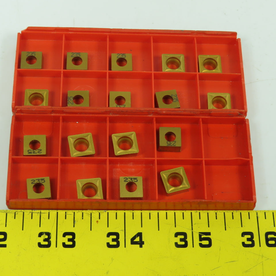 Sandvik SCMT 09 T3 08-UR Square Turning Carbide Inserts 3/8" IC Lot Of 18