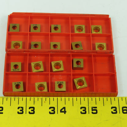 Sandvik SCMT 09 T3 08-UR Square Turning Carbide Inserts 3/8" IC Lot Of 18