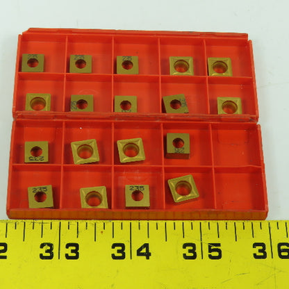Sandvik SCMT 09 T3 08-UR Square Turning Carbide Inserts 3/8" IC Lot Of 18