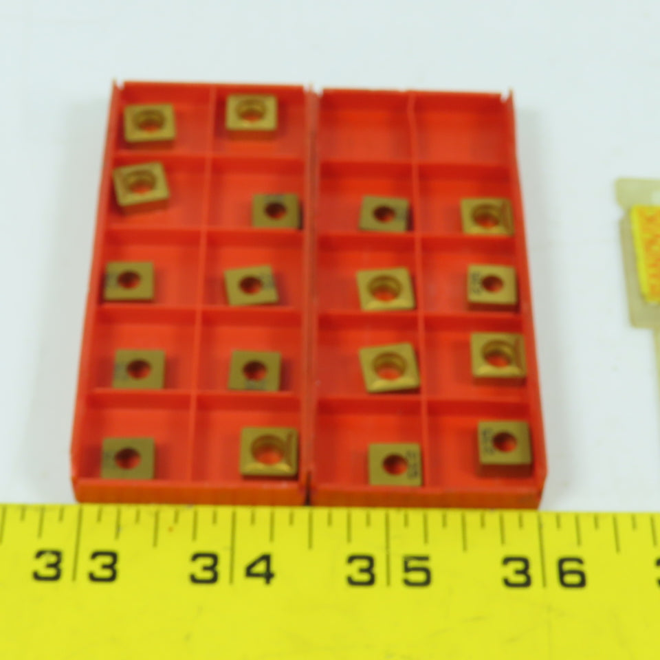 Sandvik SCMT 09 T3 08-UR Square Turning Carbide Inserts 3/8" IC Lot Of 18