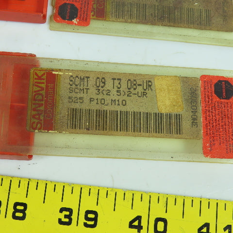 Sandvik SCMT 09 T3 08-UR Square Turning Carbide Inserts 3/8" IC Lot Of 14