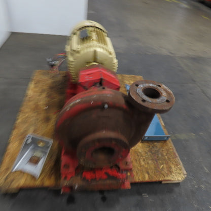 25Hp Horizontal Centrifugal Pump 230/460V 3Ph 1770RPM 4"In 3"Out