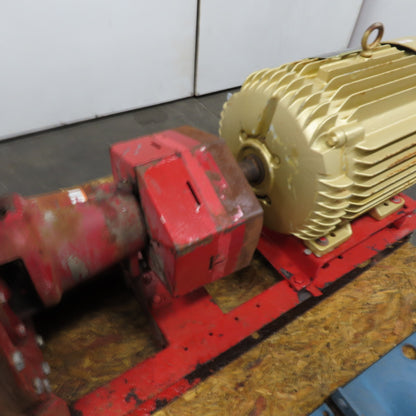 25Hp Horizontal Centrifugal Pump 230/460V 3Ph 1770RPM 4"In 3"Out