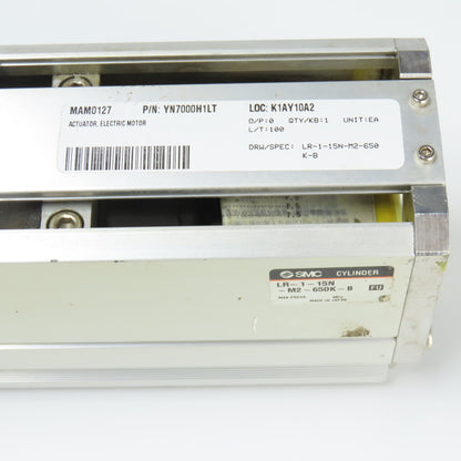 SMC LR-1-15N-M2-650K-B Electric Linear Actuator 40" OAL