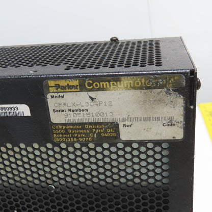 Parker CP LX-L3C-P12 Compumotor Microstep Servo Drive 95-132VAC 50/60Hz