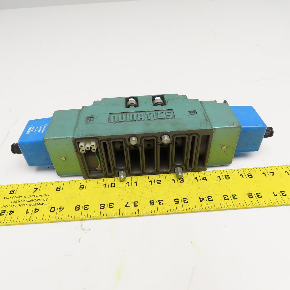 Numatics I35BB515MP 5/3 Position Open Center Pneumatic Solenoid Valve 24VDC