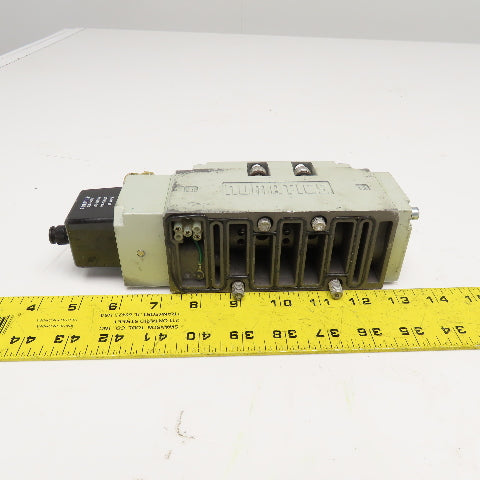 Numatics I34BA400KP14D30 5/2 Position Open Center Pneumatic Solenoid Valve 110V