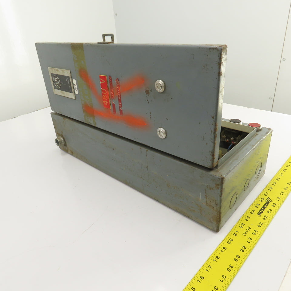 Allen Bradley 712-BAB24 Ser N Size 1 Combination Starter Disconnect 10HP Max