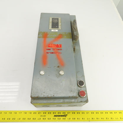 Allen Bradley 712-BAB24 Ser N Size 1 Combination Starter Disconnect 10HP Max