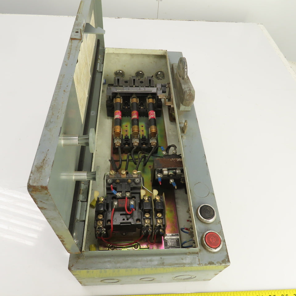 Allen Bradley 712-BAB24 Ser N Size 1 Combination Starter Disconnect 10HP Max