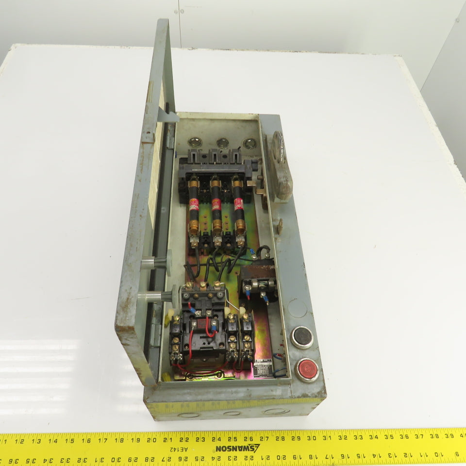 Allen Bradley 712-BAB24 Ser N Size 1 Combination Starter Disconnect 10HP Max