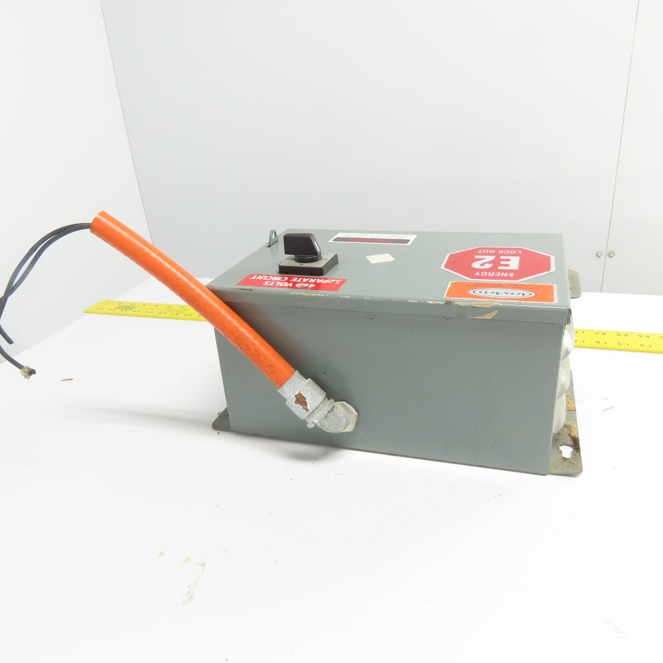 Daykin LTFS-13 Transformer Disconnect 460V 1.63 Pri 115V 6.52 Sec 750VA