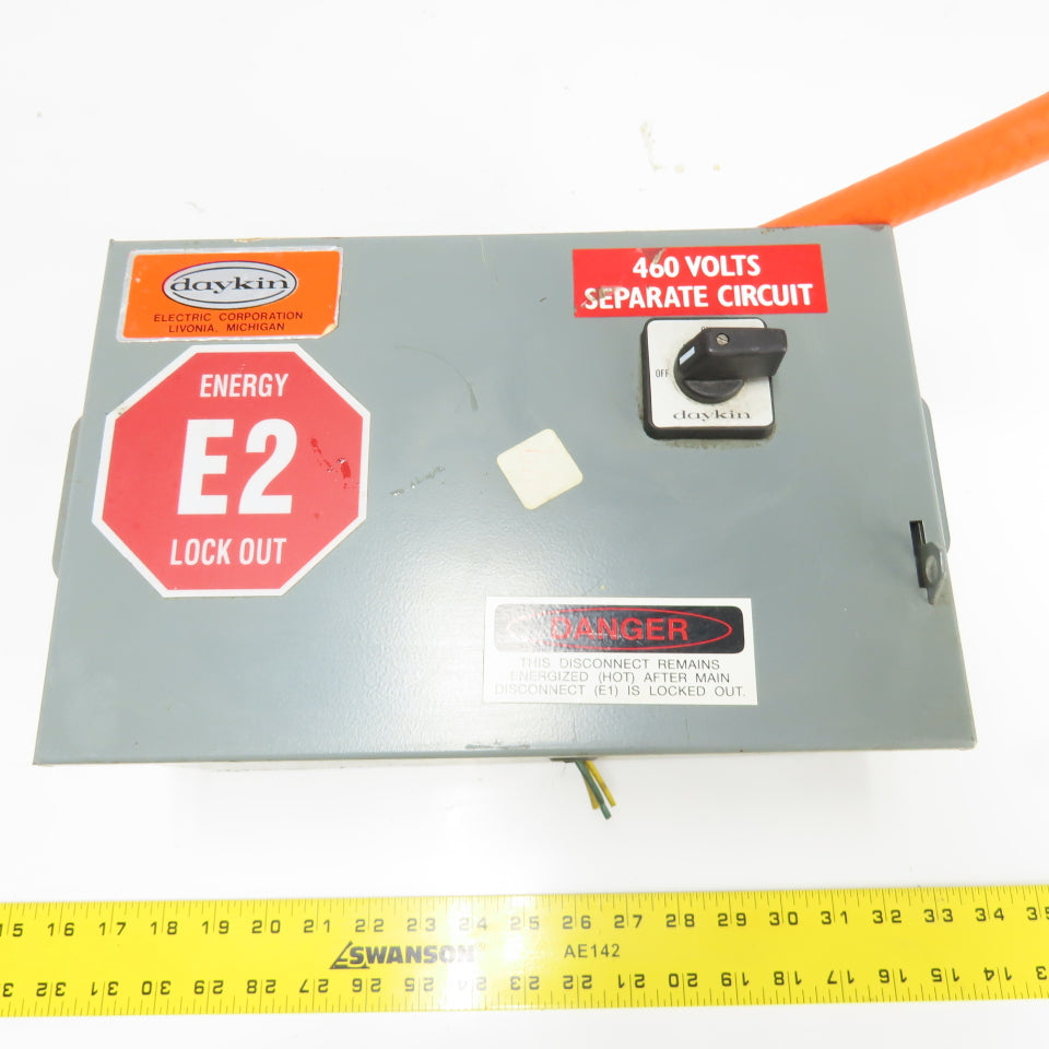 Daykin LTFS-13 Transformer Disconnect 460V 1.63 Pri 115V 6.52 Sec 750VA