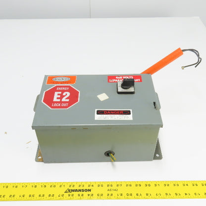 Daykin LTFS-13 Transformer Disconnect 460V 1.63 Pri 115V 6.52 Sec 750VA