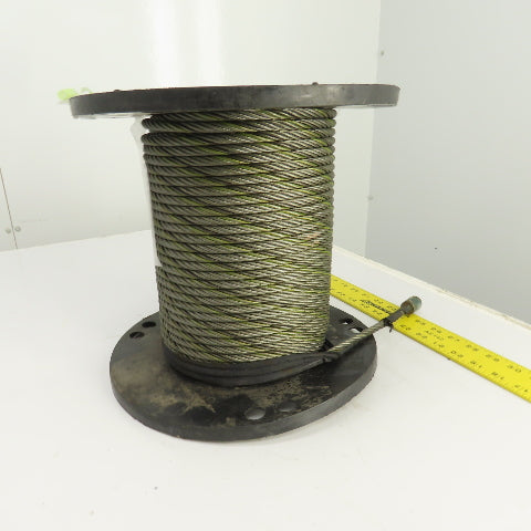 3/8" Galvanized Aircraft Cable Steel Wire Rope 100" OAL