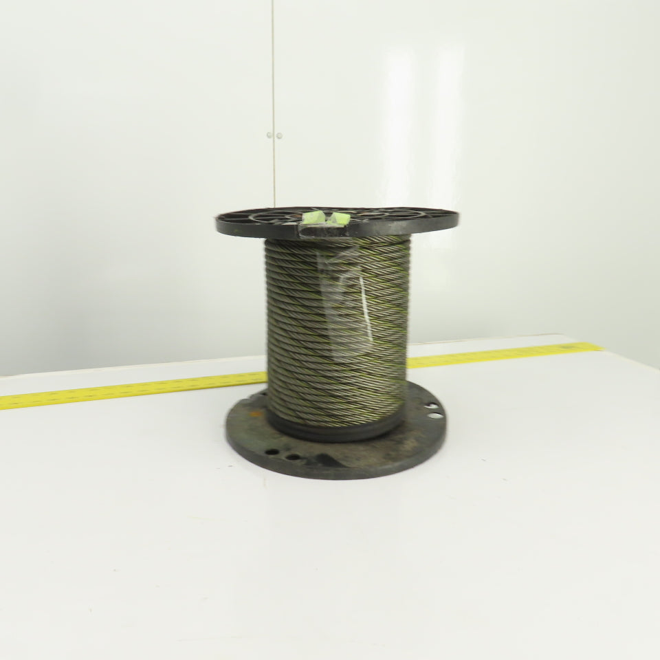 3/8" Galvanized Aircraft Cable Steel Wire Rope 100" OAL