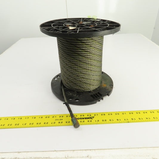 3/8" Galvanized Aircraft Cable Steel Wire Rope 100" OAL