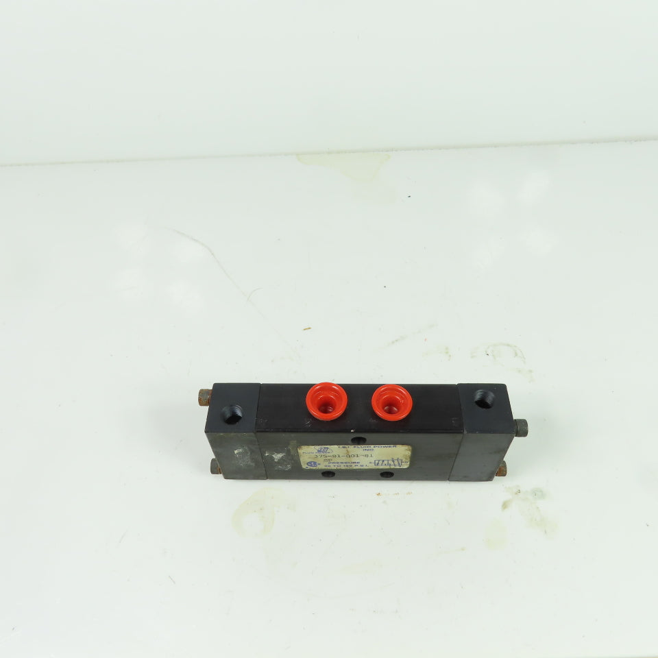 ISI Fluid Power 375-81-001-81 Pneumatic Solenoid Valve Manifold 1/4" NPT 150PSI