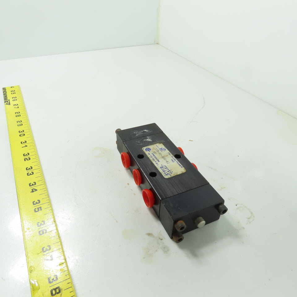 ISI Fluid Power 375-81-001-81 Pneumatic Solenoid Valve Manifold 1/4" NPT 150PSI
