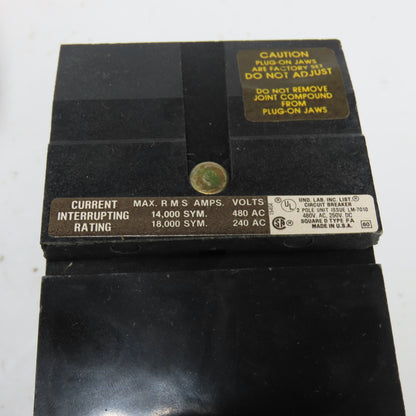 Square D FA-24020-BC 2-Pole Circuit Breaker 20A 480VAC 250VDC NEW