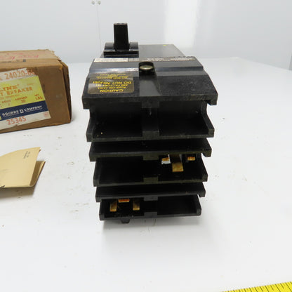 Square D FA-24020-BC 2-Pole Circuit Breaker 20A 480VAC 250VDC NEW