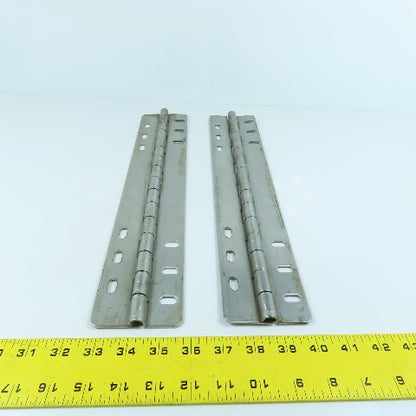 Heavy Duty Stainless Steel 3" Open x 16" L Continuous Piano Hinge Lot Of 2