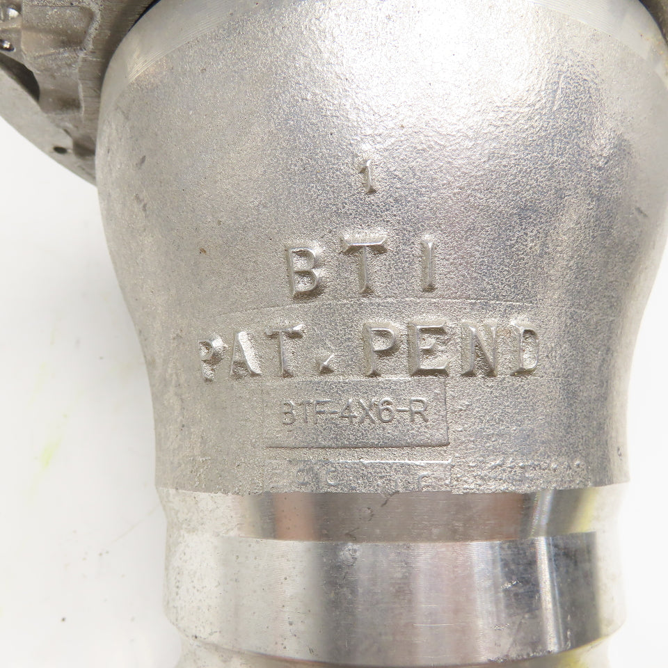B.T.I BTF-4x5-R 4" x 6" Stainless Steel Dry Bulk Pneumatic Conveying Filter