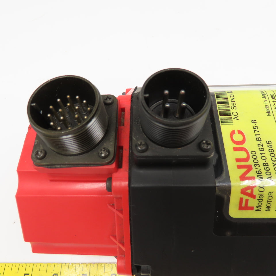 Fanuc A06B-0162-B175-R 1.4kW 3000RPM 3Ph AC Servo Motor W/ Brake Encoder