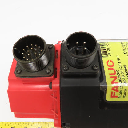 Fanuc A06B-0162-B175-R 1.4kW 3000RPM 3Ph AC Servo Motor W/ Brake Encoder
