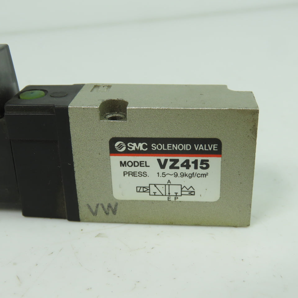 SMC VZ415 Pneumatic Solenoid Valve 24VDC Coil 1.5-9.9kgf/cm²