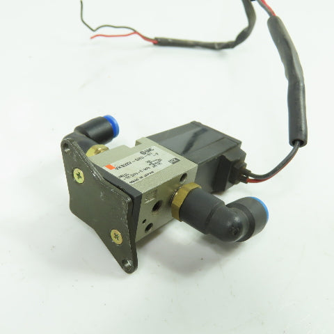 SMC VK332V-5HS-01-F Pneumatic Solenoid Valve 24VDC Coil 101.2kPa-0.1MPa 1/8" NPT