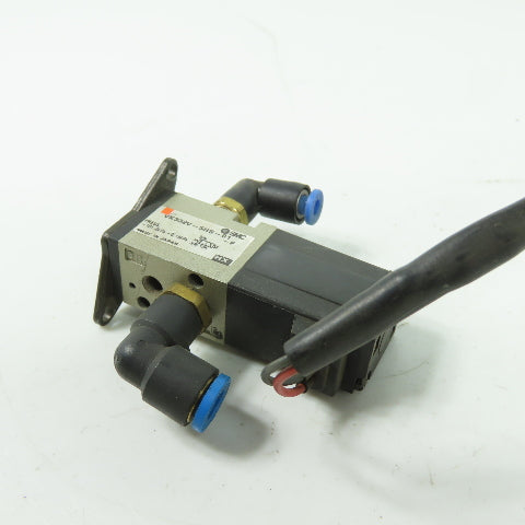 SMC VK332V-5HS-01-F Pneumatic Solenoid Valve 24VDC Coil 101.2kPa-0.1MPa 1/8" NPT