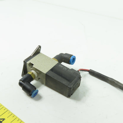 SMC VK332V-5HS-01-F Pneumatic Solenoid Valve 24VDC Coil 101.2kPa-0.1MPa 1/8" NPT
