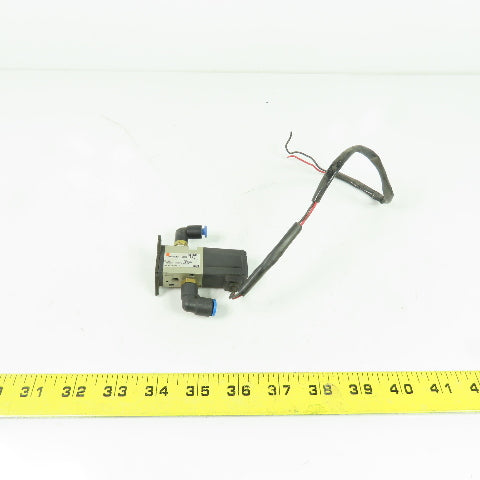 SMC VK332V-5HS-01-F Pneumatic Solenoid Valve 24VDC Coil 101.2kPa-0.1MPa 1/8" NPT