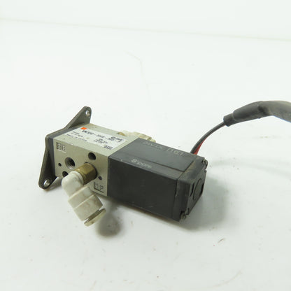SMC VK332-5HS-M5-F Pneumatic Solenoid Valve 24VDC Coil 0.7MPa 1/16" NPT