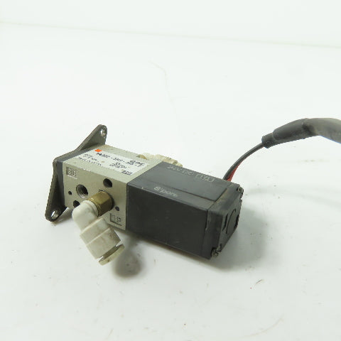 SMC VK332-5HS-M5-F Pneumatic Solenoid Valve 24VDC Coil 0.7MPa 1/16" NPT