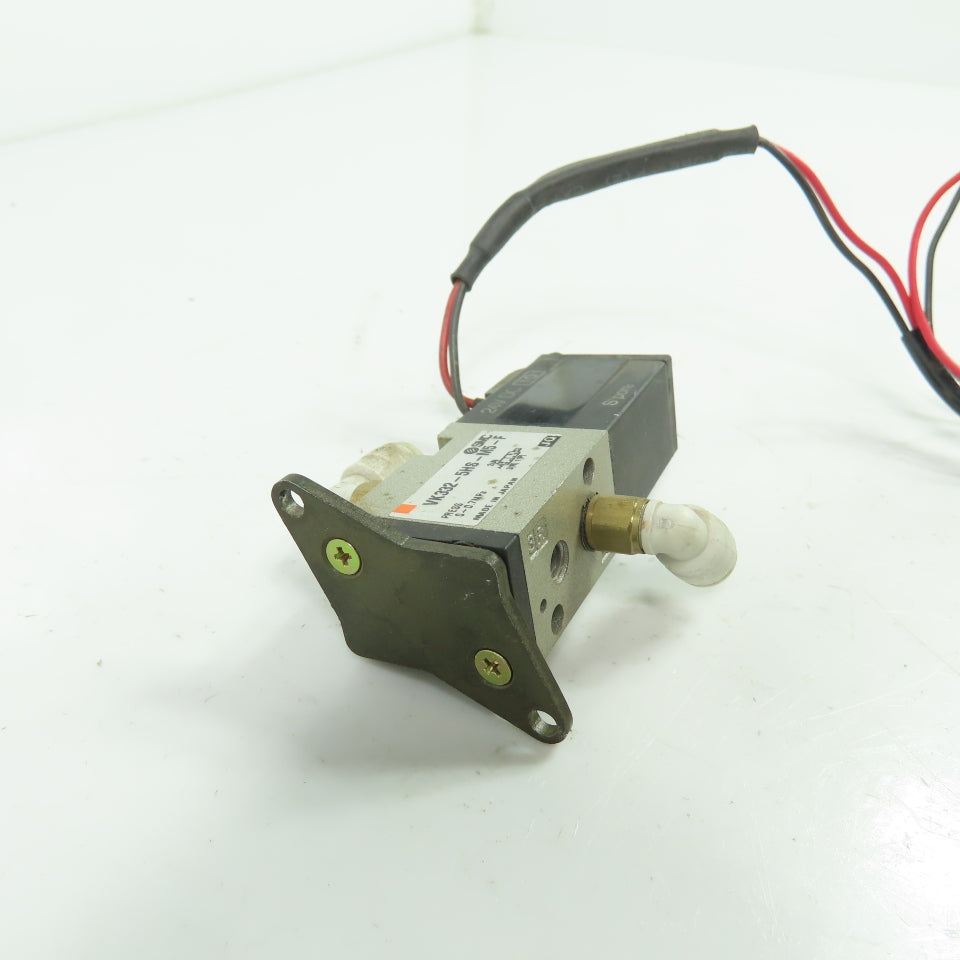 SMC VK332-5HS-M5-F Pneumatic Solenoid Valve 24VDC Coil 0.7MPa 1/16" NPT