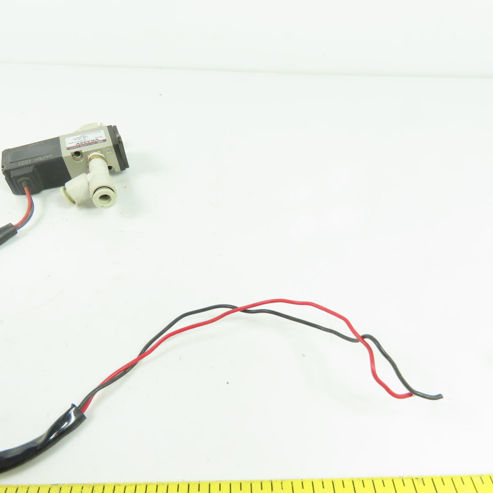 SMC VK332V Pneumatic Solenoid Valve 24VDC Coil 101.2kPa-0.1MPa 1/8" NPT