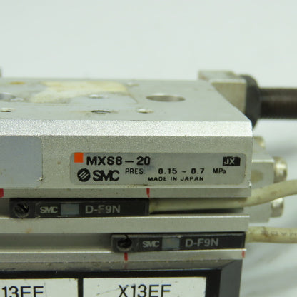 SMC MX88-20 Pneumatic Air Guided Slide Cylinder 0.15-0.7MPa