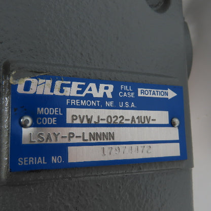 Oilgear PVWJ-022-A1UV-LSAY-P-LNNNN 10HP Hydraulic Pump Unit 230/460V 3Ph W/Weg