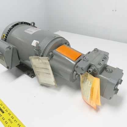 Oilgear PVWJ-022-A1UV-LSAY-P-LNNNN 10HP Hydraulic Pump Unit 230/460V 3Ph W/Weg