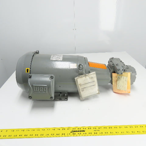 Oilgear PVWJ-022-A1UV-LSAY-P-LNNNN 10HP Hydraulic Pump Unit 230/460V 3Ph W/Weg